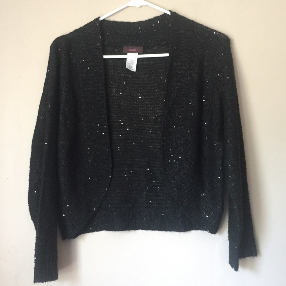 Black Sparkly Cardigan